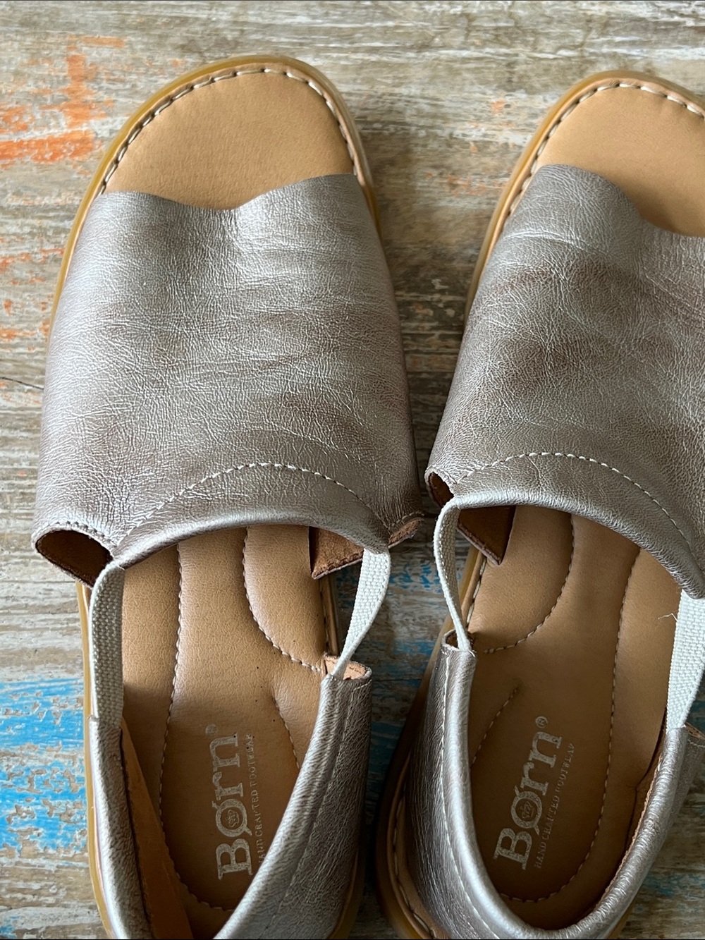 Børn Cove Modern Slide Sandal Gold Panna Cotta Size 10 - Picture 12 of 14